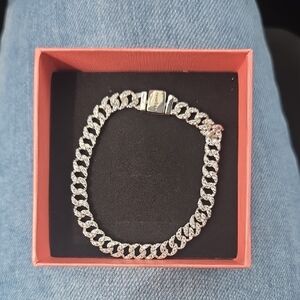 Silver Chain Bracelet Sterling 925, Size (18)
